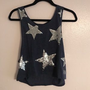 Navy tank top